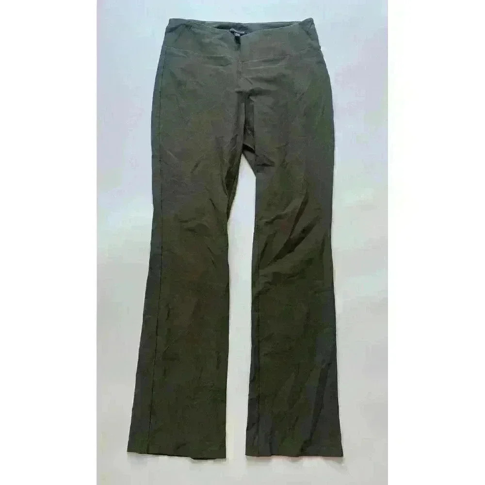 Eileen Fisher Pants Cropped Tapered Flex Ponte Green Size XS‎ Pockets